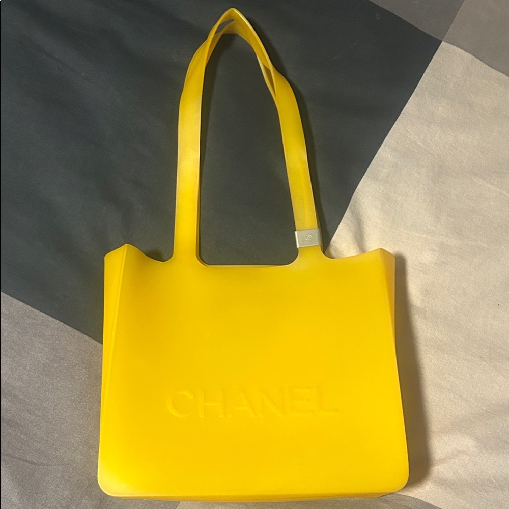 Chanel Jelly Yellow Tote Bag